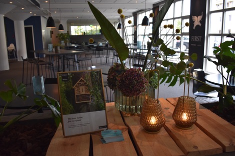 Reception area First Hotel Aalborg